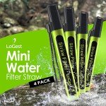 4 Pack Portable Water Filter Straws for Camping