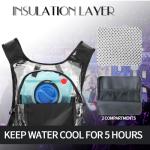 Lightweight Hydration Pack with 3L Bladder