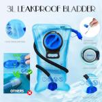 Lightweight Hydration Pack with 3L Bladder