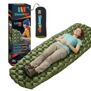 Sleepingo Ultralight Large Camping Sleeping Pad - Compact & Inflatable