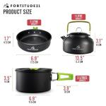 Essential Camping Cookware Set and Stove Kit