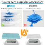 DIBBATU 800ML Disposable Urine Bags - 12 Pack