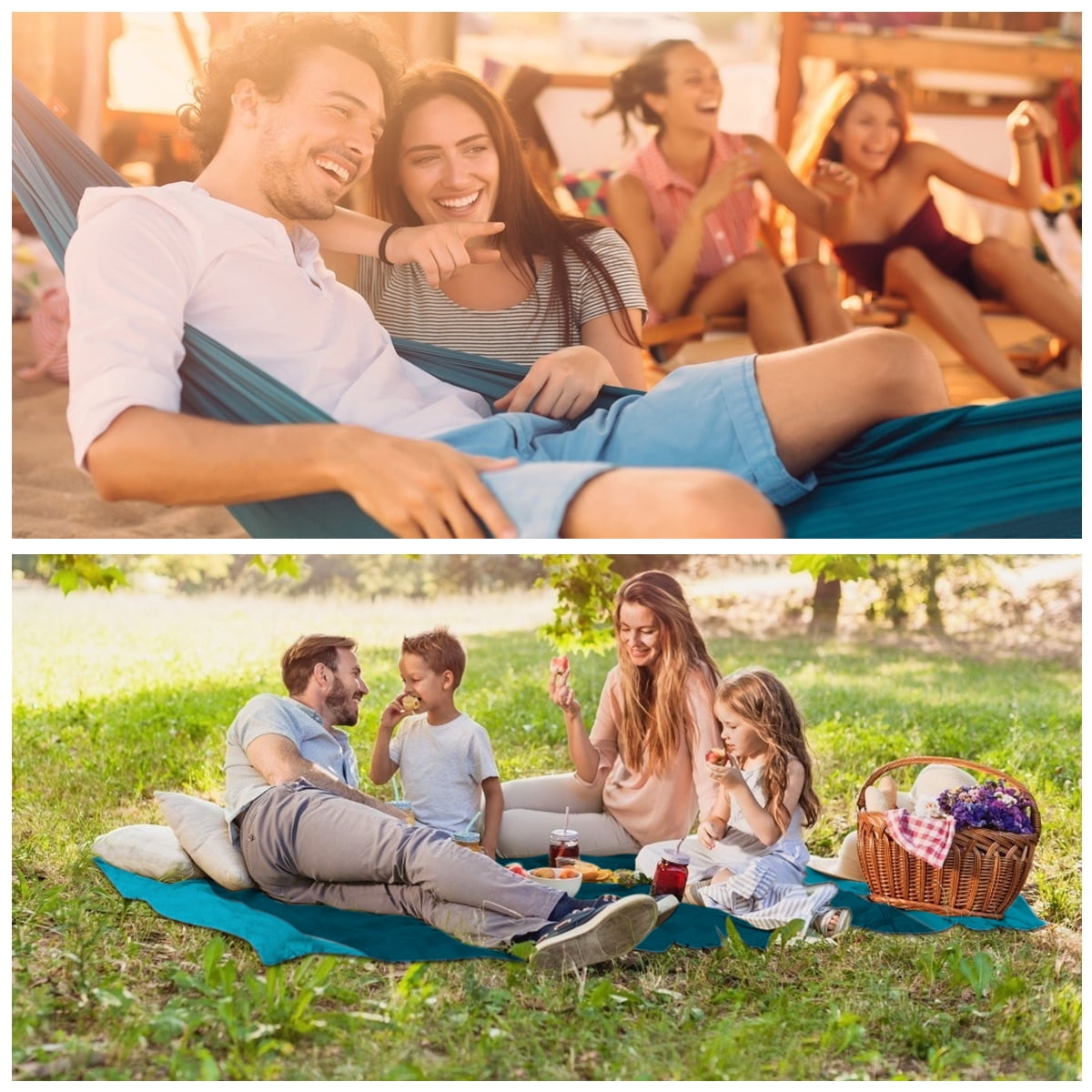 Physen Double Camping Hammock - Portable Nylon Hammock