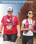 TRIWONDER Lightweight Hydration Vest with 2 Bottles