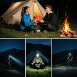 Staaricc Bright Rechargeable Aluminum Headlamp for Camping