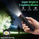 6-Pack Mini Rechargeable LED Flashlights for Camping