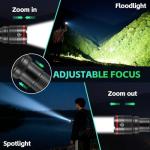 6-Pack Mini Rechargeable LED Flashlights for Camping