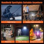 Rechargeable LED Tactical Flashlight with Power Bank