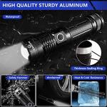 10000 Lumens Rechargeable LED Flashlight for Camping