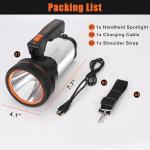 Rechargeable LED Tactical Flashlight with Power Bank