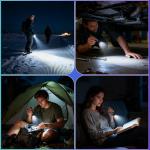 Ruboliy Rechargeable LED Flashlight 2-Pack - Super Bright