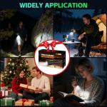 6-Pack Mini Rechargeable LED Flashlights for Camping