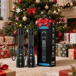 Ruboliy Rechargeable LED Flashlight 2-Pack - Super Bright