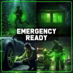 Green Glow Sticks 25 Pack - Emergency Light Sticks
