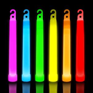 30 Bright Glow Sticks for Camping and Parties