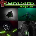Ultra Bright Green Glow Sticks for Camping & Emergencies