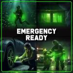 Emergency Glow Sticks - 12 Bright Tactical Lights