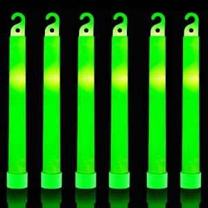 32 Ultra Bright Green Halloween Glowsticks - 12 Hour Duration