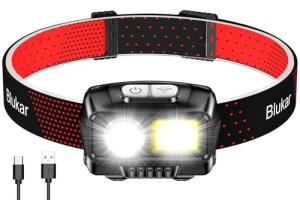 Blukar 2000L Rechargeable Waterproof LED Headlamp