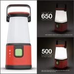 Battery-Powered LED Camping Lantern and Flashlight