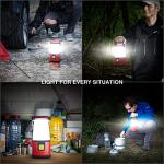 Battery-Powered LED Camping Lantern and Flashlight