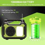 Portable Solar Generator with LED Lights for Camping