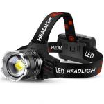 Super Bright Rechargeable LED Headlamp with Zoom