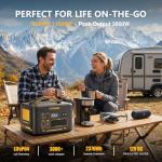 VTOMAN 2376Wh Portable Power Station with Solar Panel