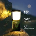Portable Battery-Powered Camping Lantern with Dimmable Light