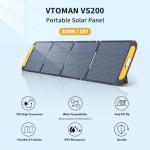 VTOMAN 2376Wh Portable Power Station with Solar Panel