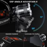 Super Bright Rechargeable LED Headlamp with Zoom
