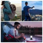 Portable Battery-Powered Camping Lantern with Dimmable Light