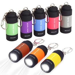 UCEC Mini Keychain Flashlight - 8 Pack