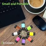 UCEC Mini Keychain Flashlight - 8 Pack