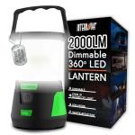 2000 Lumen LED Camping Lantern with 360° Control