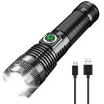 XURLEQ Rechargeable Tactical LED Flashlight - 5 Modes