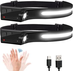 EGUKU Rechargeable LED Headlamp with 5 Bright Modes