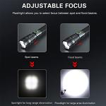 XURLEQ Rechargeable Tactical LED Flashlight - 5 Modes