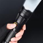XURLEQ Rechargeable Tactical LED Flashlight - 5 Modes