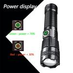 XURLEQ Rechargeable Tactical LED Flashlight - 5 Modes