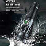 XURLEQ Rechargeable Tactical LED Flashlight - 5 Modes