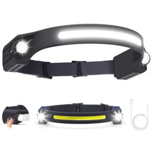 AlpsWolf Rechargeable LED Headlamp with Motion Sensor