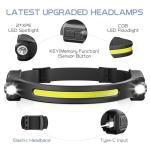 AlpsWolf Rechargeable LED Headlamp with Motion Sensor