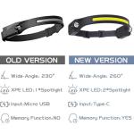 AlpsWolf Rechargeable LED Headlamp with Motion Sensor