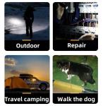 Darlur Mini USB Rechargeable LED Flashlight 5-Pack