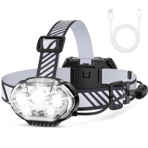 MIOISY Rechargeable Ultra-Bright LED Headlamp