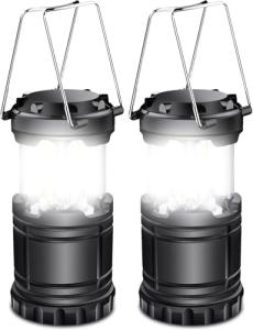 EXTRASTAR 2 Pack Portable LED Camping Lanterns