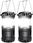 EXTRASTAR 2 Pack Portable LED Camping Lanterns