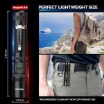 Rechargeable LED Flashlight with 5 Modes