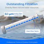 Waterdrop Gravity Water Filter Straw for Camping